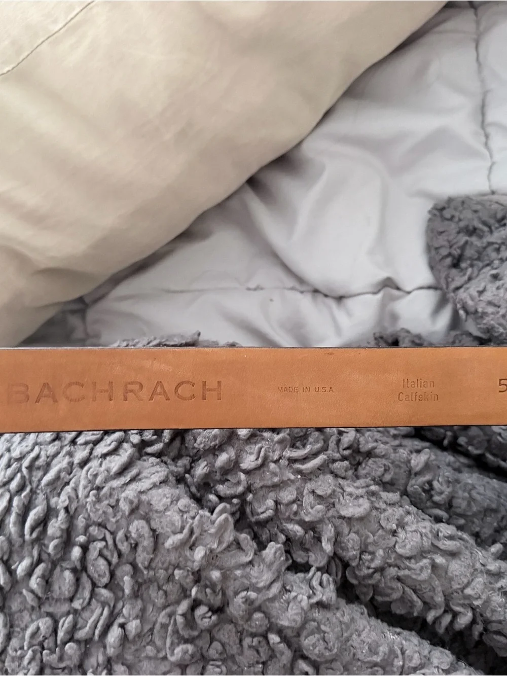 vintage Bachrach Italian Calfskin dress belt